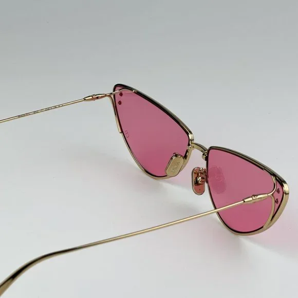 Dior MISSDIOR B1U B0N0 BRAND NEW Sunglasses Gold Pink Unisex Metal Cat Eye - Picture 13 of 14